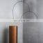 Minimalist Lines Chandelier Retro Black Iron Light Fixtures Pendant Lamp