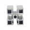 High quality 6063 Aluminum led profile Channel extrusion for led display silver adonized led profiles with diffuser