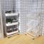 Plastic Trolley Rack Kitchen Island Cart Stainless Steel Kitchen Cart With Drawers