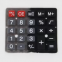 Multicolor Matte Silicone Rubber Keyboard For Calculator