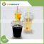 PET take away cup 9oz/275ml, clear plastic cup, ice cream cup