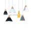 Pendant lights wooden metal Colorful E27 led pendant lamp design hanging lights decor light led