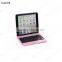 bluetooth keyboard for iPad Mini,pink aluminum bluetooth keyboard stand case