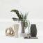 Ins Morandi Color Decoration Ceramic Home Pieces Abstract Vase With Handle