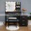 Bedroom Furniture Vanity Modern Dressing Table with 10 LED Lights mirror