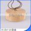 Customized wood base memo clip