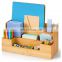 Bamboo Desk Organizer with Handle  Office Supplies Desk organizers and Accessories  All-in-One Desk File Organizer with Pencil