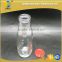 250ml clear glass bottles for fruit juice with metal cap