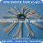 Guardrail brush wall cleaning brush with nylon fabric