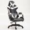 Factory 180 degrees swivel game chair gaming with footrest