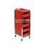 Wholesale Beauty Cosmetic Plastic Hair Salon Trolley