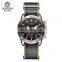 Ochstin 6117B Fashionable Nylon Quartz Watches Waterproof Chrono New Casual Wristwatch Mens