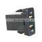Dual USB mobile phone charger indicator light car charger special original car parking space modification accessories