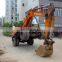 Японский экскаватор на колесах Hitachi ex100wd весом 10 тонн в продаже в Шанхае