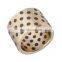 CNC Processing Self Lubricating Sliding Sleeve Graphite Copper Bushing