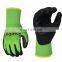 Breathable Earth-friendly Nitrile Palm Coated Bamboo Fiber Garden Gloves