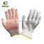 4SAFETY Purple PVC Dotted White  Cotton Glove Luva