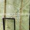 persian green onyx, honey yellow onyx with glass tile