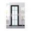 NFRC, AS2047 Standard french door aluminium alloy double glass casement door for bathroom with grill