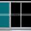 Sliver grey Timber Reveals aluminum Profile sliding door Double Glazed powder coated aluminum sliding door