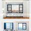 Hot sale upvc window hardware vertical sliding window with double pane glass Railings designs vertical sliding window