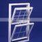 American Style Single Hung Clear Glass Upvc Vertical Sliding Windows