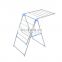 Floor folding indoor iron wing type clothes rack balcony moving simple sun quilt clothes rack