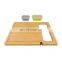 Bamboo Cutting Board Over The Sink With Collapsible Removable Strainer And Juice Groove