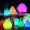 wedding party light colorful smart lampara de mesa CE RoHS led bar cordless table lamp multi colors PE pub diner table lamp