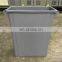 65 Liter Pull Out Plastic Trash Can PP Kitchen Black Recycling Garbage Bin