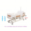 Manual multifunctional nursing bed