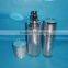 Luxury acrylic cosmetic airless bottle container with sprayer pump/ good quality empty comestic acrylic personal care bottle