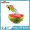 Watermelon Slicer Corer Cutter Tongs & Server Set - as Seen on TV - High Quality 304 Stainless Steel - Dual Purpose Melon Baller