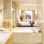 Natural Polished Cream Beige Marble Tiles For Interior Decoration