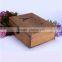 Zakka multifunctional lock storage box , coffee old wooden box