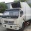 dongfeng mini box van truck,4X2 refrigerated cold room van truck