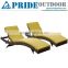 Rattan Outdoor Deck Chair Beach Wicker Lounge Chair Rattan Deck Chair
