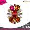 Well Design Rhinestones Inlay Gold Plating Bulk Brooch