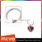 Popular heart shaped key chain pen card holder in gift box set for business