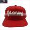 6-panel 3D embroidery funny snapback cap