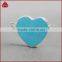 Turquoise Howlite Silver Rim Heart Pendant Sterling Silver Turquoise Pendant