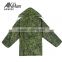 High Quality Polyster Military PVC Raincoat Military Poncho Raincoat