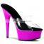 Latest Hot Purple Platform Slipper Elegant Gladiator Shoes Sex Club Party Shoes Purple Pole dance Shoes