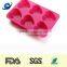 Custom made silicone human heart baking cake mold