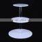 Round shaped acrylic cake display stand 3 tier acrylic display shelf