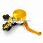BJ-LS-006 CNC Billet Brake Clutch Master Cylinder Reservoir Lever Universal
