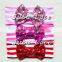 INSTOCK red christmasglitter large bow turban headband headwrap-girls flashing gold sequin bow headbands