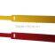 Printed colorful hook and loop back to back wire cable tie