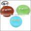 Wholesale Frosted Colorful Glass Stone Customized Engraved Inspirational Glass Stones Gift
