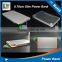 New design Slim power bank charger 4000mAh with built-in charging adapters